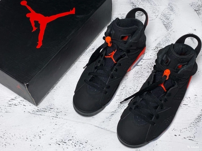 Rep TBK Infrared Retro Air OG 6 384664-060 Jordan Black 0815